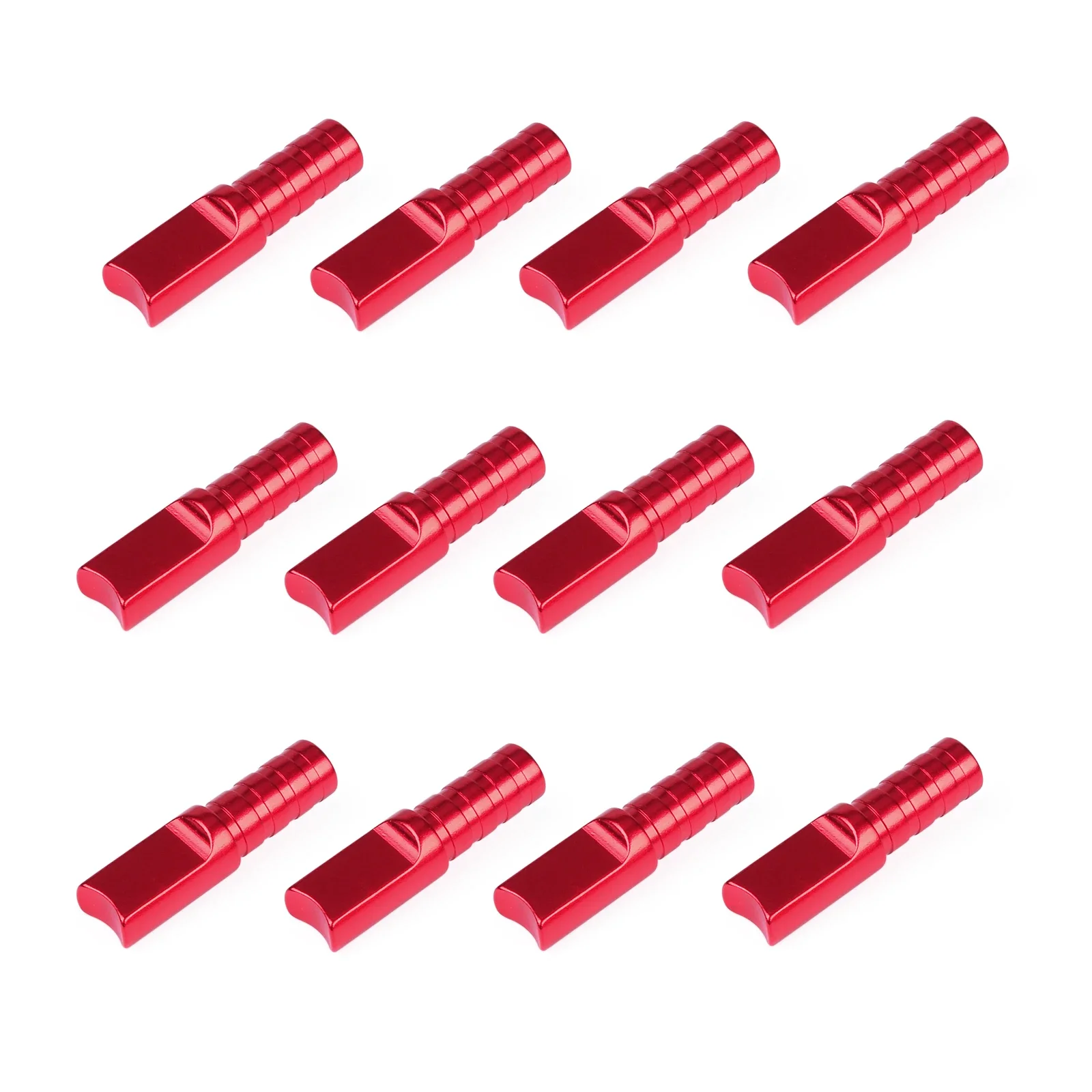 50 Encoches Alu Pour Flèche Arbalète - I.D. 6,2 Mm - 1,62g/pièce - R9