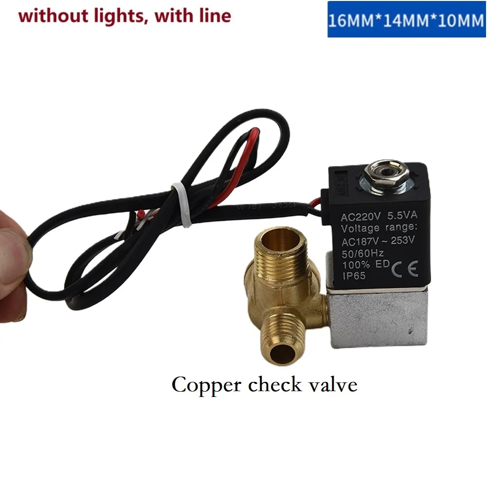 Solenoid Valve/one way Valve Mute Oil Free Machine Check Valve Bleed