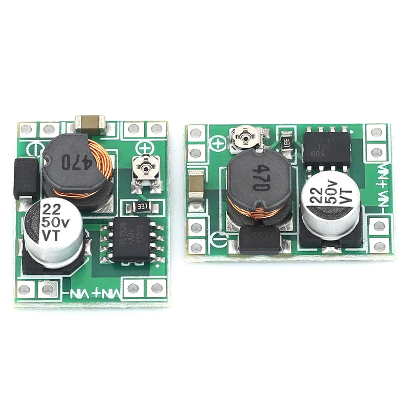 Stlxy XL1509 전압 감소 모듈 DC 5V-40V에서 1.2-35V 출력 전압 조절 가능한 미니 버전