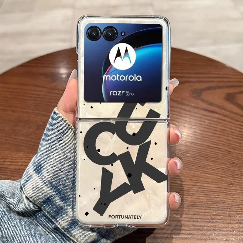 Clear Hard Folding Cover - GET Rich Fa Cai Phone Case