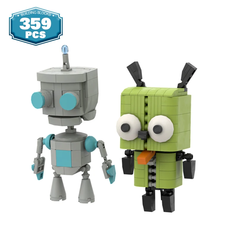 

New MOC Invadered Zimed Robot Action Figure Building Blocks Alien movie series Model Set Bricks Assembling Toys Kids Gifts