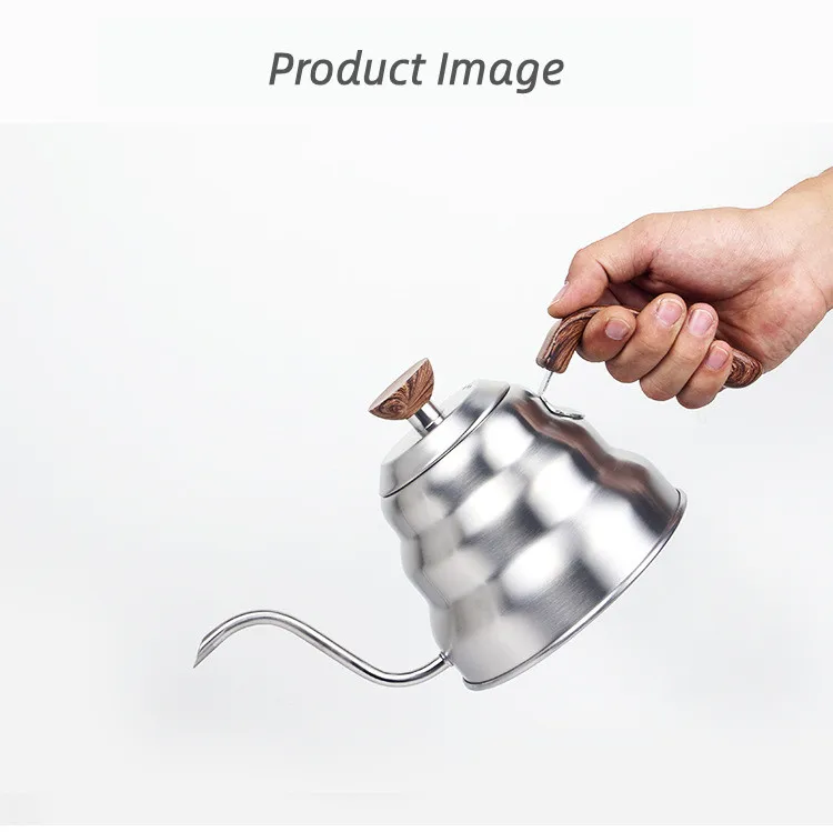 BOUILLOIRE ELECTRIQUE,1L Wood--Bouilloire Goutte À Goutte À Café En ...