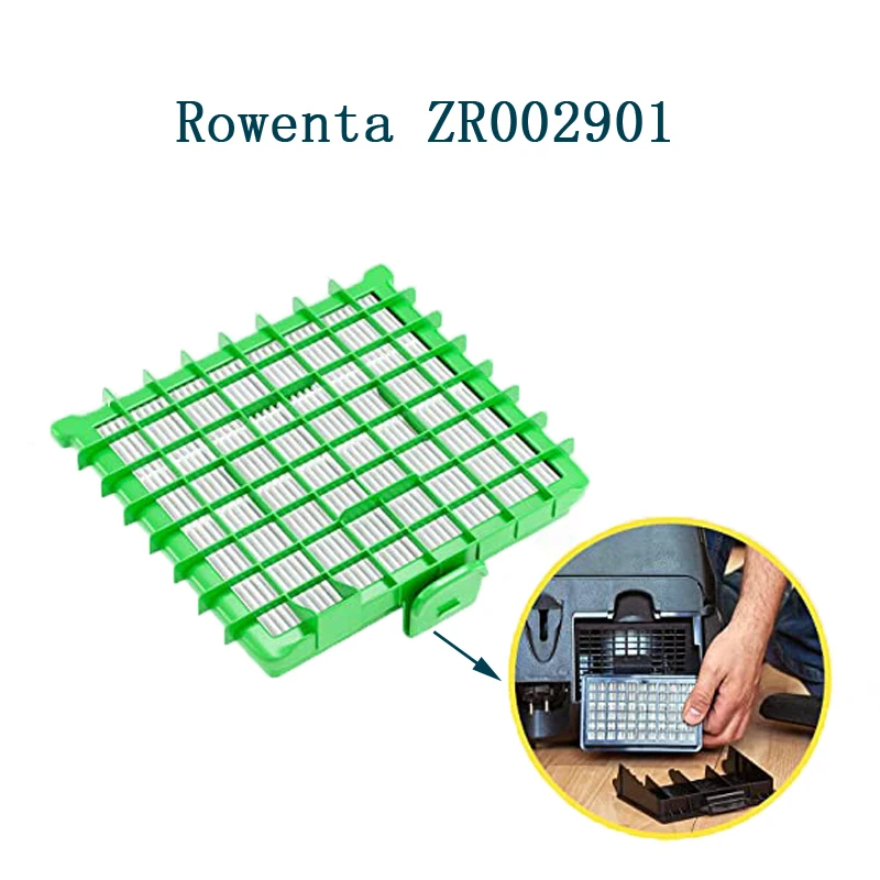HEPA Filter for Rowenta Silence Force Extreme Compact Vacuum Cleaner RO5762  RO5921 accessories (Comparable with ZR002901)