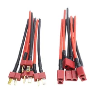 4Pcs Deans Ultra Pigtail Cable T Plug Connector Male/Female 10cm 14AWG Soft Silicone Wire for RC Quadcopter Lipo Battery Expand - Image 2
