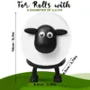 1/2pcs Black Sheep Toilet Paper Holder, Fun Toilet Paper Holder, Independent Bathroom Set, 3D Printed Black Sheep Toilet Paper 4