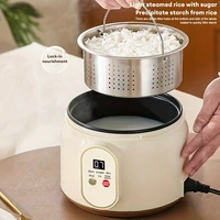 1.8L Electric Rice Cooker Portable MultiCooker Household Rice Pot Non-Stick Smart Low Sugar Cooking Machine for Kitchen and Home 2