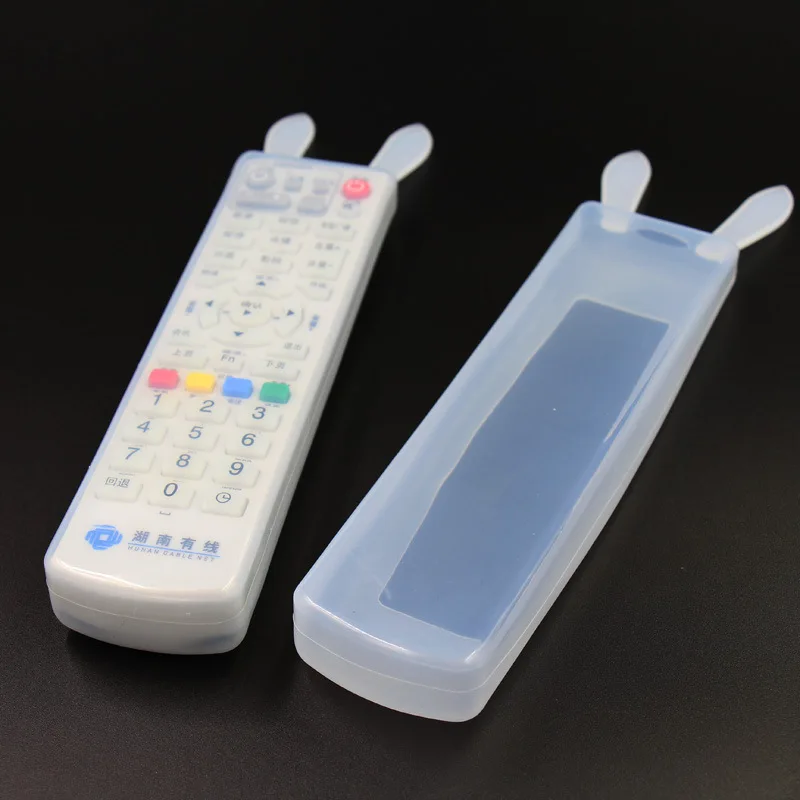 1 Piece Transparent Dust Protect Protective Storage Bag Portable Silicone Air Condition Control Case TV Remote Control Cover silicone remote case silicone remote cover silicone remote sleeve remote controller cover silicone case protector