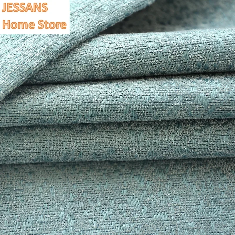 European-style Light Luxury Thickened Chenille Embroidered Window Screen Curtains for Living Room Bedroom Finished Product 4