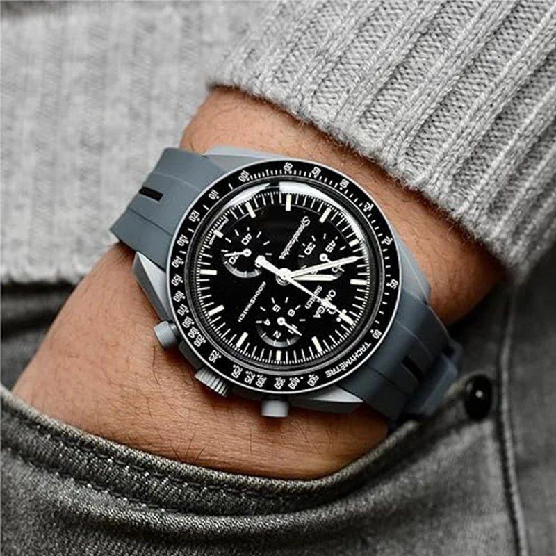 Correa de silicona para reloj Omega X Swatch joint MoonSwatch