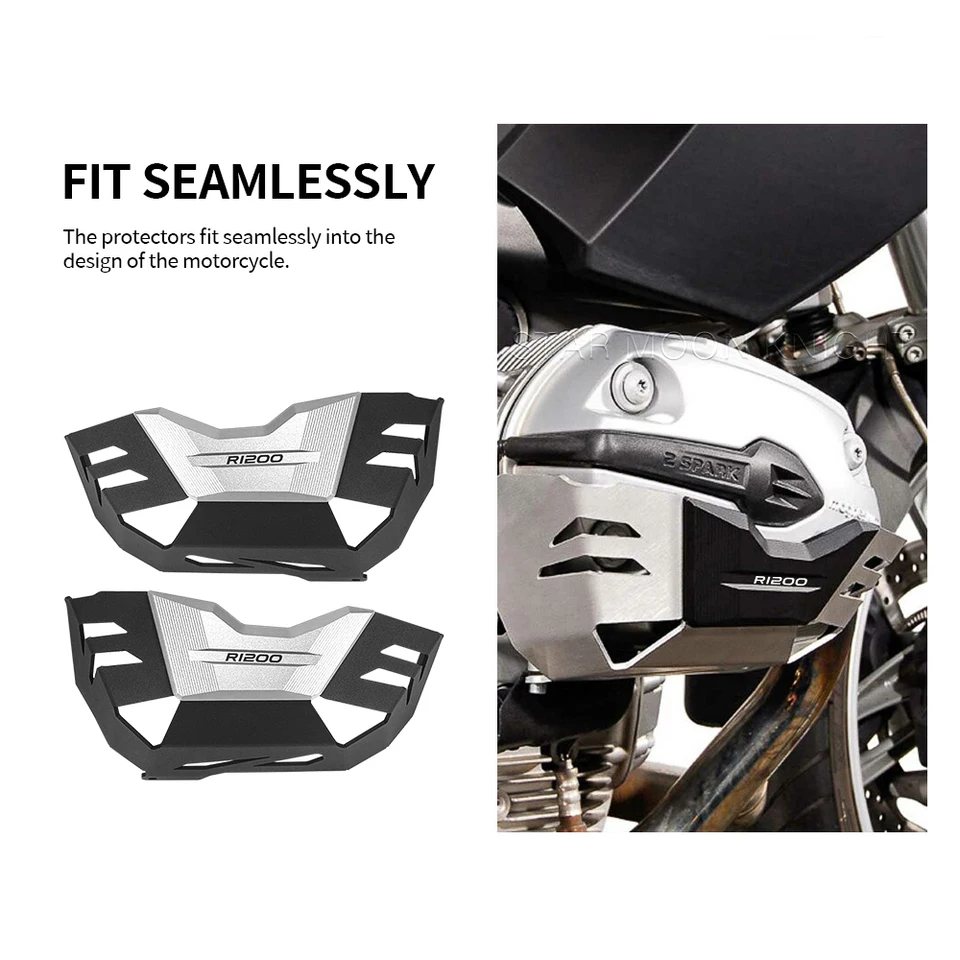 Copertura Protettiva Per Cilindro Motore Moto - Compatibile Con BMW R1200GS, R1200R, R1200RT