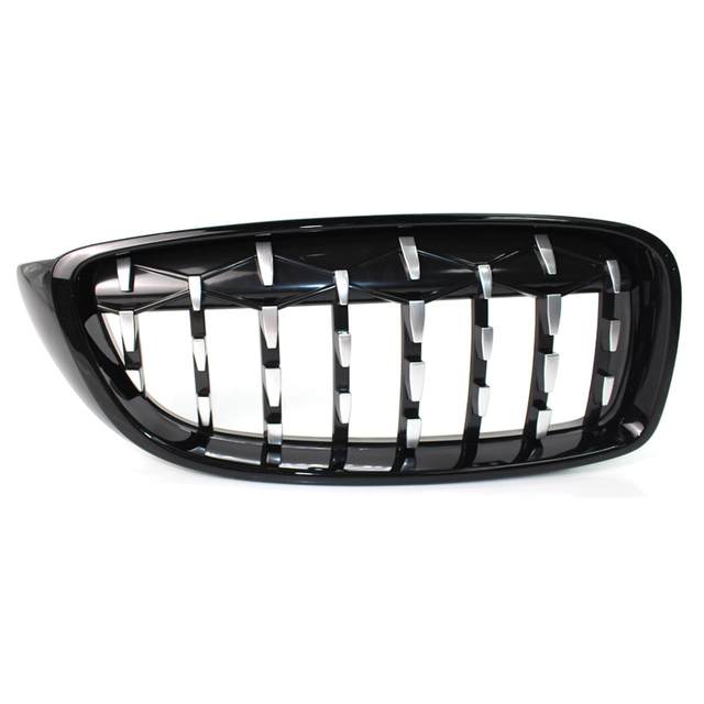 1Pair Black Car Front Kidney Grill Grille Replacement Fits for BMW F32 F33 F36 F82 M4 F83 M4
