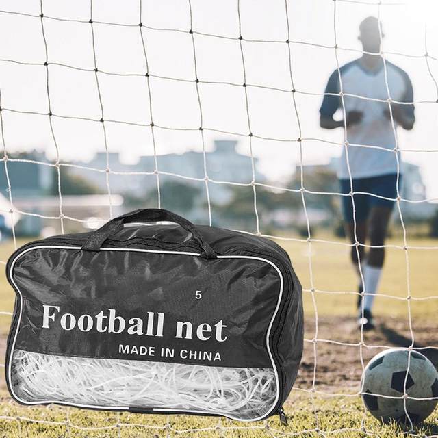 Soccer Net Replacement with Carry Bag Practical Football Soccer Goal Net for