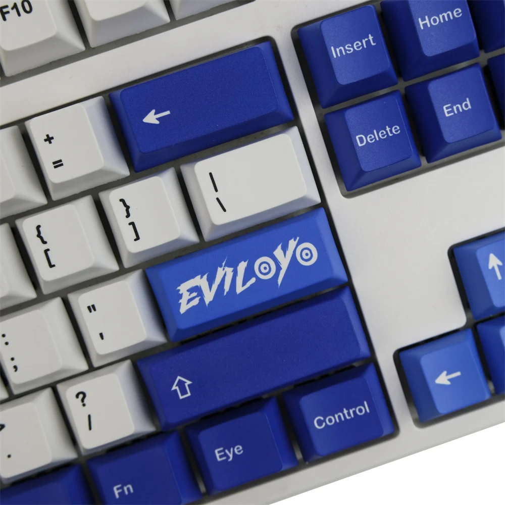 Gmk Evileye Keycap Perfil de Cereja Material Pbt Lados Dye Subbed Outemu Gateron Kailh Ttc Cereja mx Interruptores 142 Teclas por Conjuntos - Imagem 2