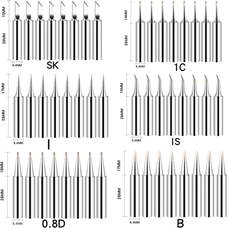 Precision Point Soldering Iron Tip for Welding & Soldering Stations