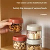 Set of 4 300ml Glass Jars with Lids Small Food Containers for Chia Pudding Jam Snack Yogurt Overnight Oats Candy 5