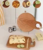 Double-sided chopping board cherry wood household kitchen board fruit tangible wood chopping boards 1
