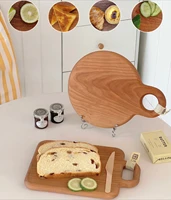 Double-sided chopping board cherry wood household kitchen board fruit tangible wood chopping boards 1