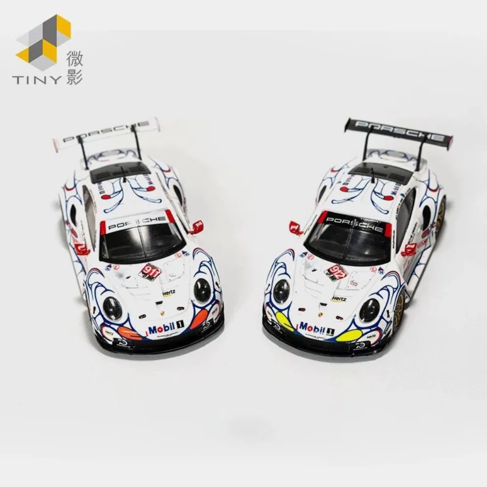 Tiny Sparky Porsche 911 962 964 917 Gulf LeMans Lamborghini Alloy Diecast Model Car Toy Collection series Guft 4