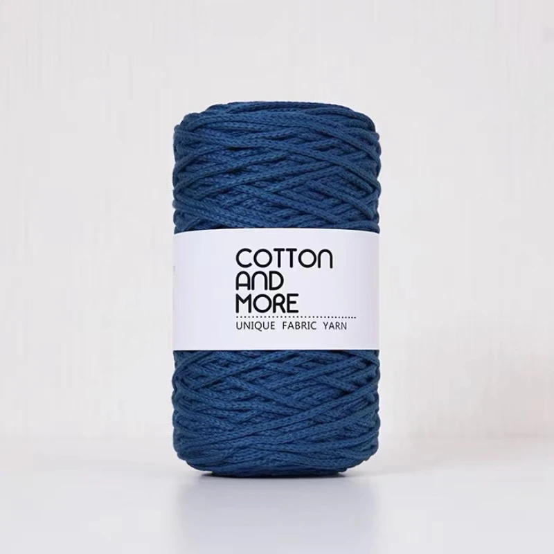 

Круглая хлопковая нить 3 мм, 200 г/шарик (150 м), 100% хлопковая пряжа макраме, ручное вязание, 3 мм хлопковая веревка для вязания крючком своими рук...