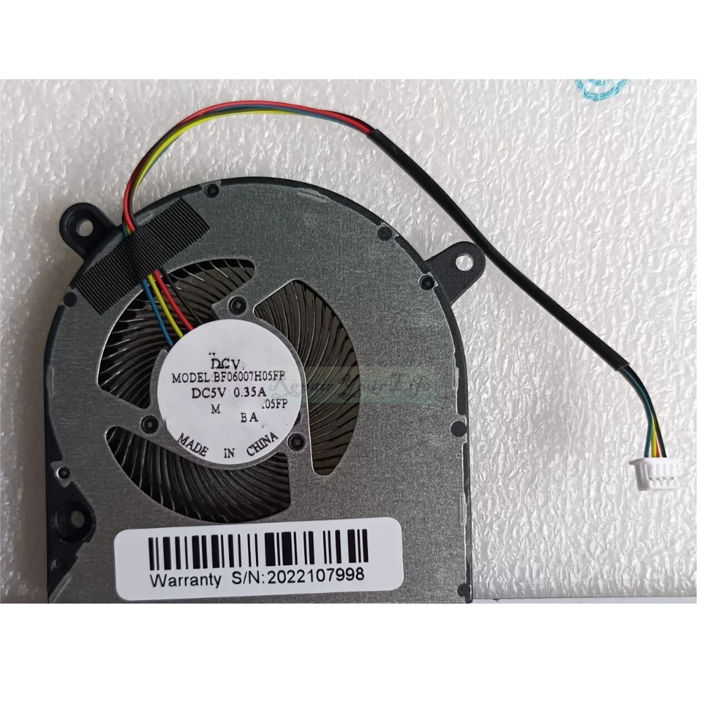 Laptop Cpu Ventilador de Refrigeração Mini pc Cooler Radiador Beelink Gtr5 5900hx Gtr5-a Bf06007h05fp dc 5.0v 0.35a