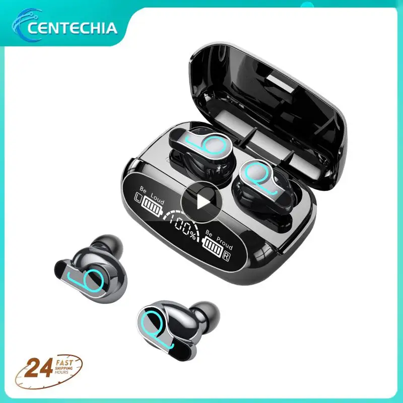 

Bluetooth-наушники 5,1 с зарядным устройством, шумоподавление, сенсорное управление, Hifi стерео беспроводные наушники, Спортивная гарнитура