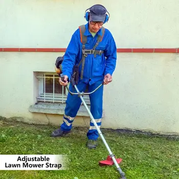 Harness Strap Belt Lawn Mower Power Pruner Double Trimmer Shoulder Adjusted Band For Brush Cutter & Trimmer Garden 2