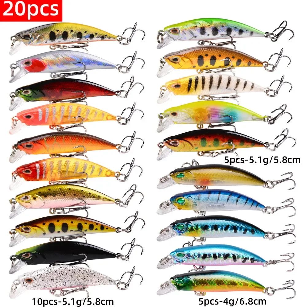 

Рыболовные приманки Minnow, кренкбейт, воблеры, окунь, 3D глаза, искусственная жесткая искусственная приманка для карпа, окуня, Тонущая плавающая приманка, рыба