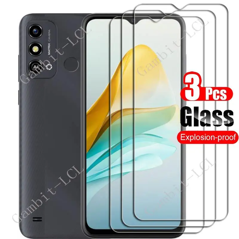  Case for ZTE Blade A53 Pro Case Compatible with ZTE Blade A53  Pro Phone Case Cover [with Tempered Glass Screen Protector][Hard PC + Soft  Silicone][Ring Support] [Golden Reflect Light] DJH-YHY 