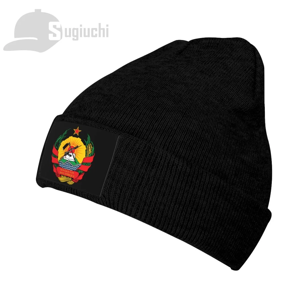 

Emblem Of Mozambique Country Top Print Men Women Unisex Knitted Hat Winter Autumn Beanie Cap Warm Bonnet