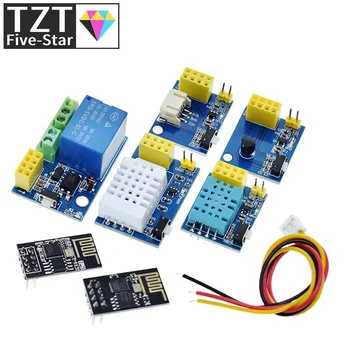 ESP8266 5V moduł przekaźnika WiFi DS18B20 DHT11 DHT22 kontroler RGB rzeczy inteligentny przełącznik domowy zdalny ESP-01S dla Arduino STM
