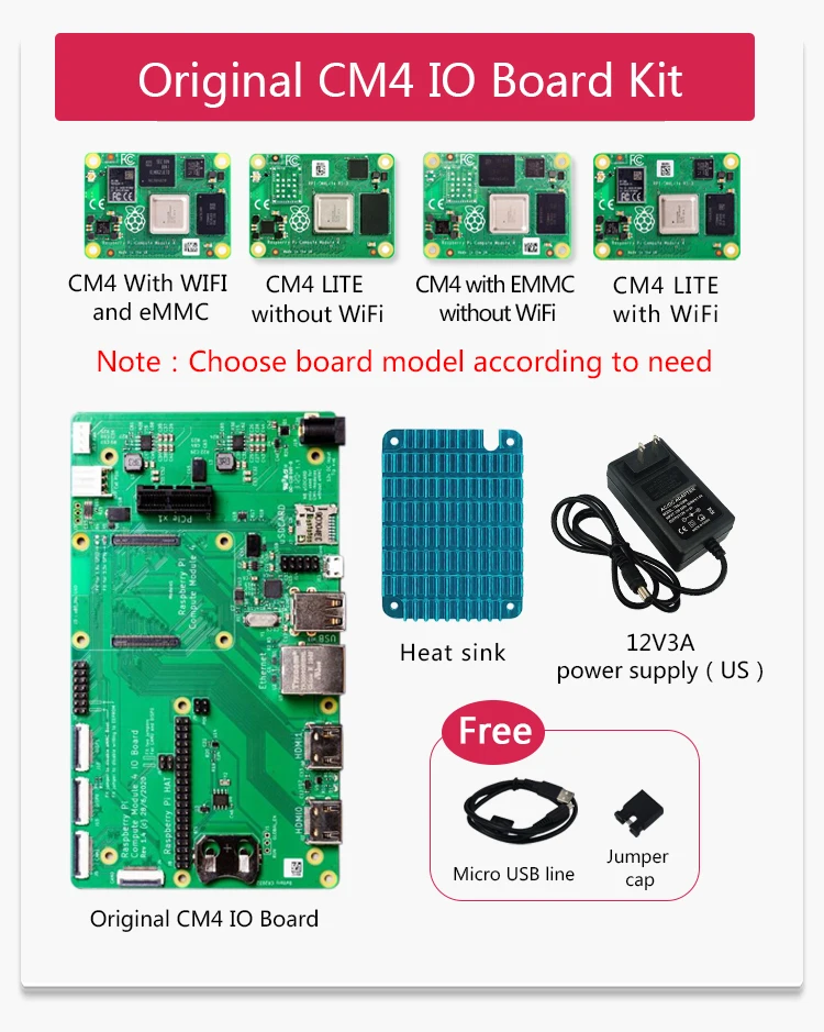 Raspberry Pi CM4104000 CM4104008 CM4104016 CM4104032 CM4004000 CM4004008 CM40040