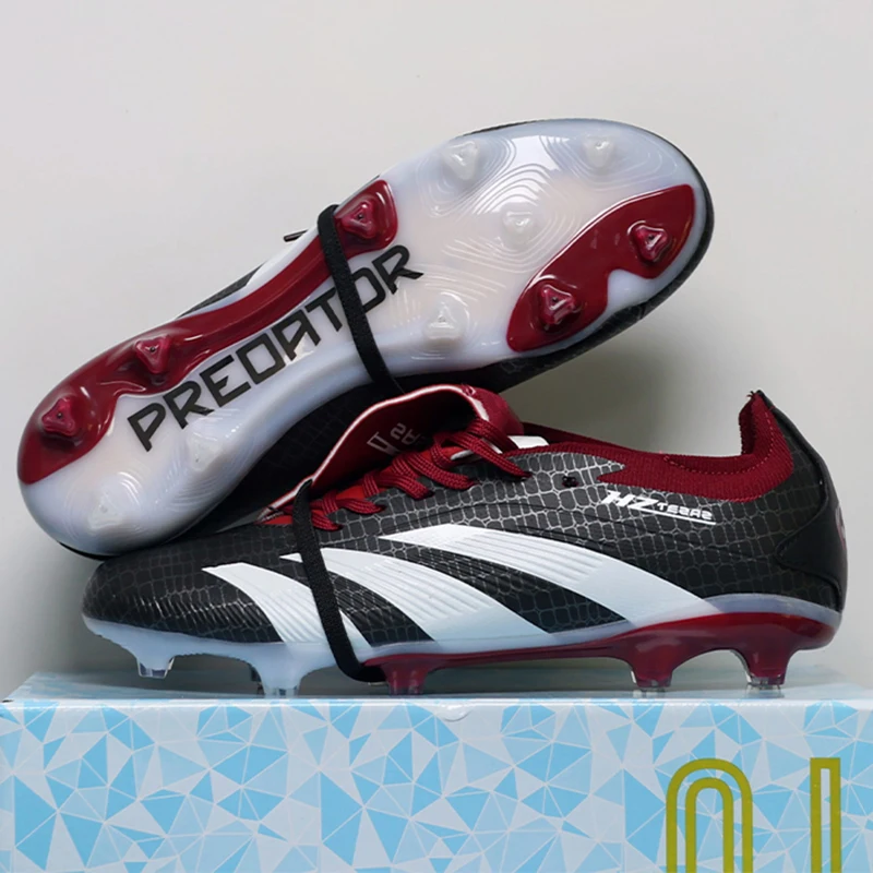 Description Picture 4 of item2460FG High Quality Mens Soccer Shoes Non-Slip Turf Soccer Cleats for Kids TF/FG Training Football Boots Chuteira Campo 35-45