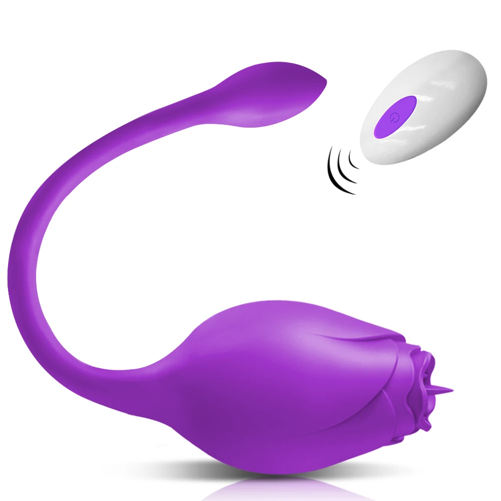 Rose Vibrator Wireless Egg for Women Remote Control Wearable G Spot Dildo Clitoris Stimulator Female Panti_voghion.com