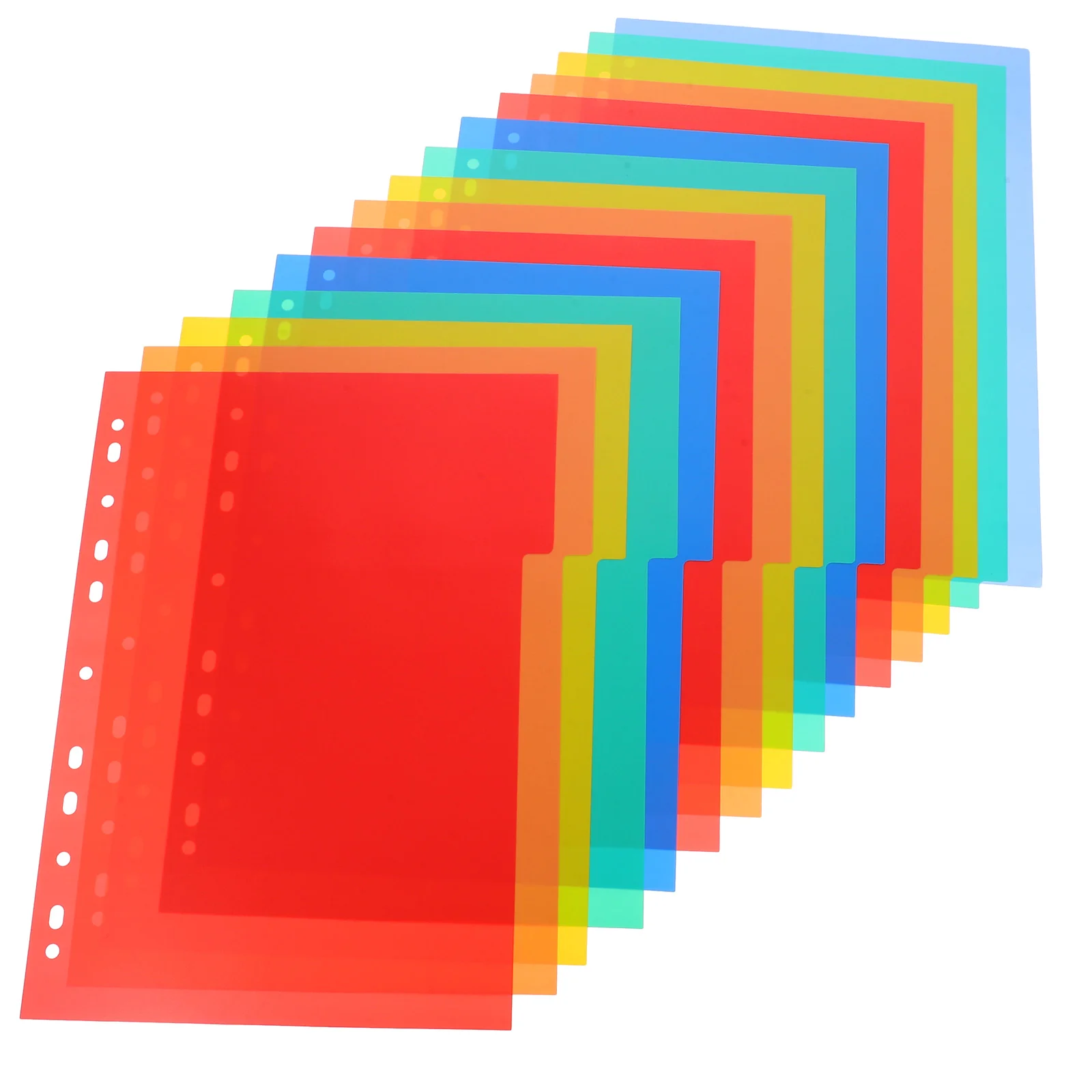 1 Set of Dividers for Binder A4 Dividers Loose-leaf Page Markers Punched Binder Notepad Markers