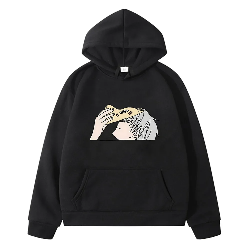 Толстовка Hotarubi с рисунком из аниме «No Mori E», свитшоты с графическим принтом, мягкая одежда для мальчиков и девочек, уличная одежда стандартного кроя, готикоп