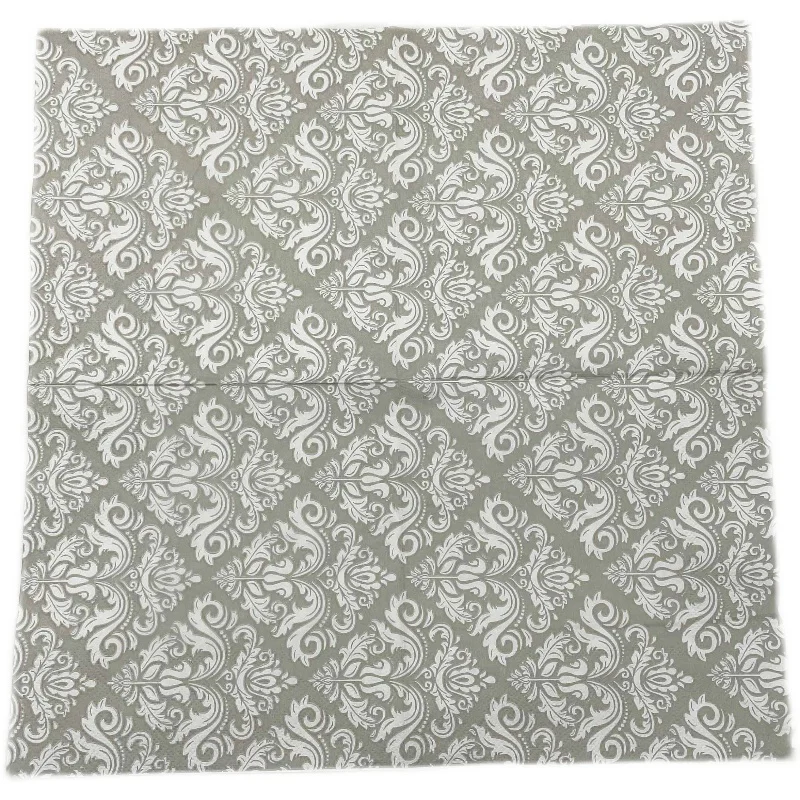 10/20pcs/Pac 2-Ply Colourful Printed Napkin High-grade European Silver Flower Wedding Folding Wine Glass Flower Paper Placemat
