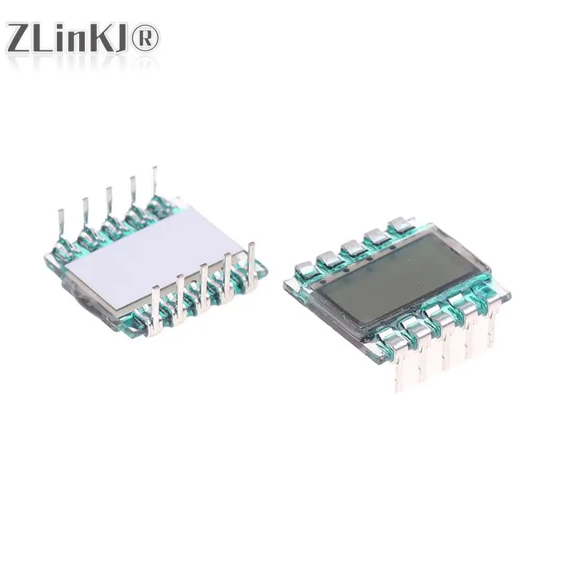 5PCS 10PIN TN Positive 3-Digits Segment LCD Panel 3.0V Digital Tube Display LCD Segment Code Screen