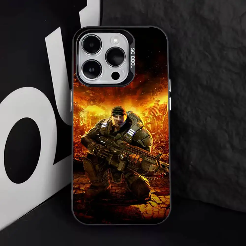 Black Matte Shockproof Gamer Phone Case