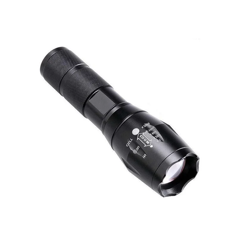 Super Bright LED Flashlight - 4000 Lumens, Rechargeable, 6 Modes, Zoomable, Waterproof For Camping & Emergencies
