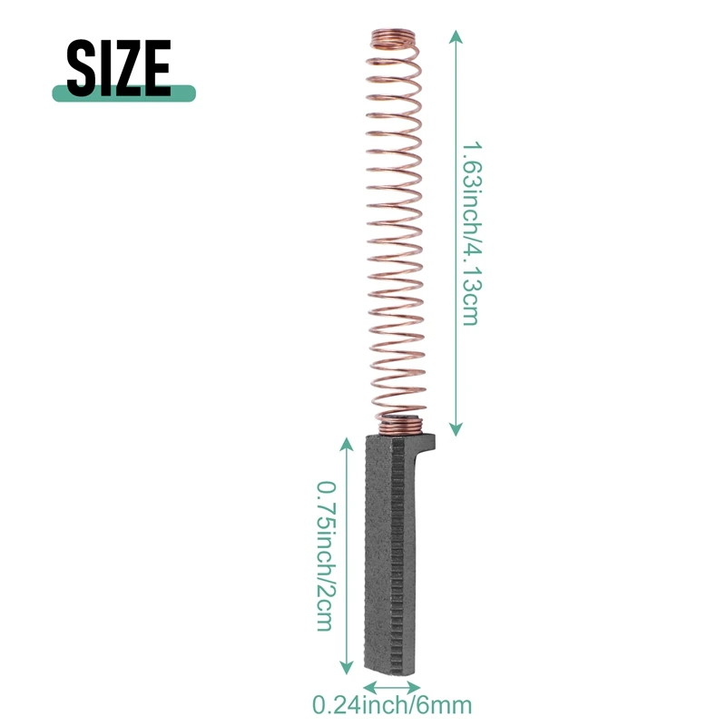 Carbon Motor Brushes Replacement Parts Motor Brush For Kitchenaid Mixers W10380496 W10260958 4162648 10Pcs,mixer accessories,electric motor