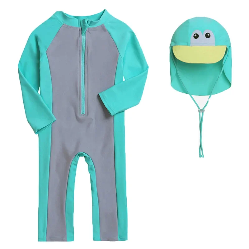 ملابس سباحة للأطفال، بدلة ركوب الأمواج الملتصقة ال...