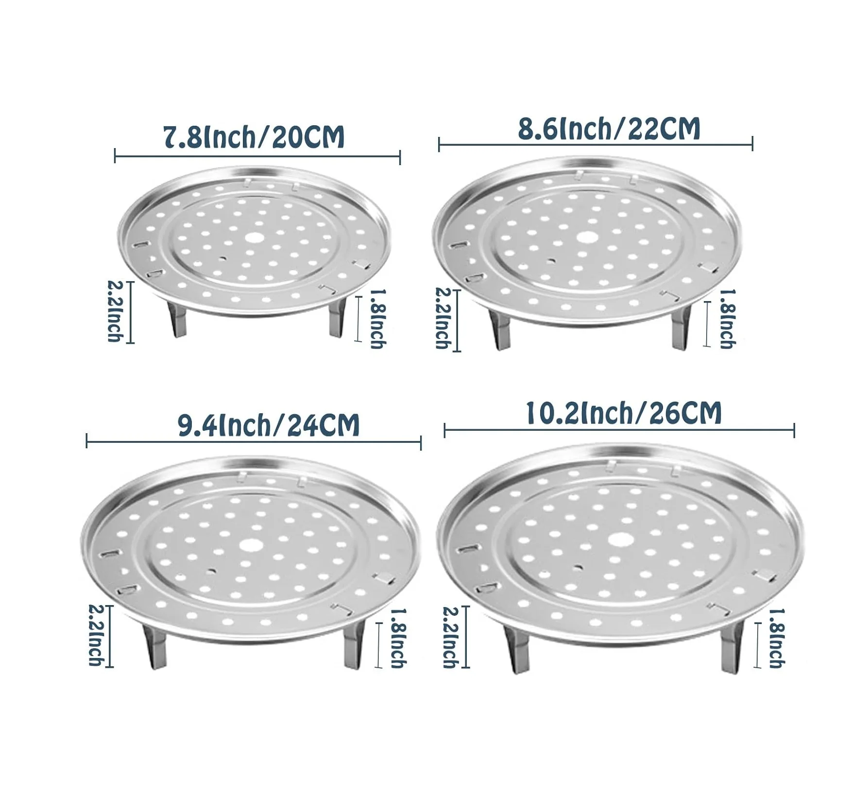 Description Picture 6 of itemSteamer Rack Stainless Steel Instant Pot Accessories, Cooking Ware Thickened Steaming Rack Stand