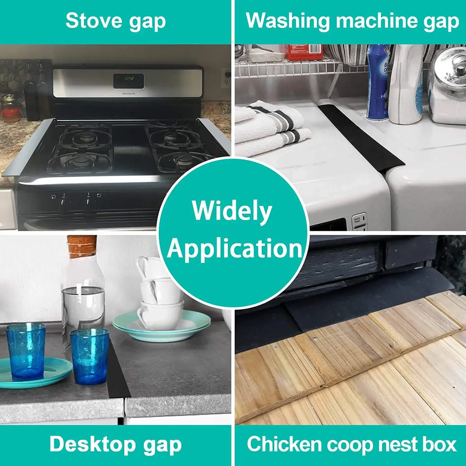 Sealing Strip Rubber Seal Strip Silicone Seal Strip Kitchen Stove Counter Gap Cover T-shaped Silicone Rubber Strip Oil Proof Slit Filler Heat Resistant Mat Dustproof