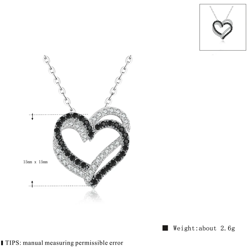 Pendant Necklace Silver Necklace Heart Stone Pendants