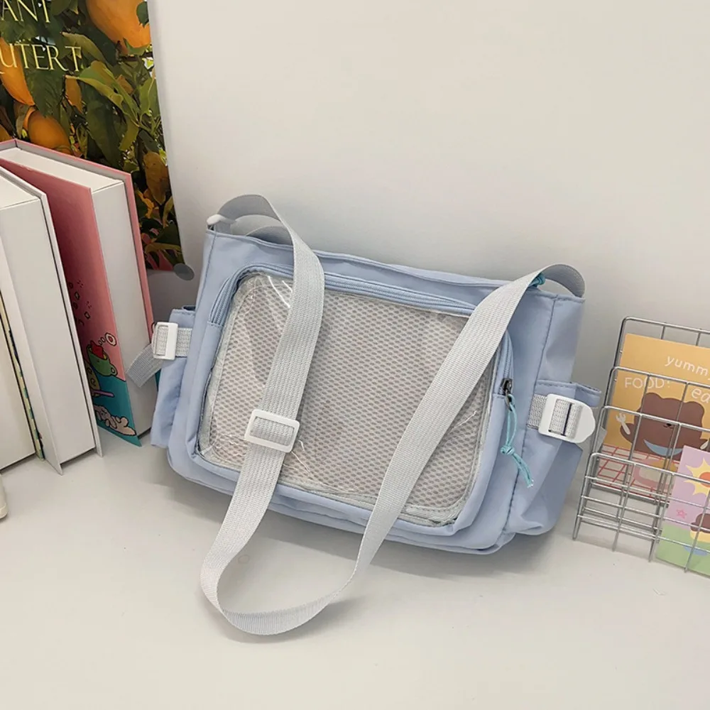 ตัวเลือกสินค้า กระเป๋าสะพายซิป Itabag ไนลอน-ผ้าฝ้าย ดีไซน์สวย ใส่ของได้เยอะ