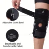 Sportout Knee Support with Removable Aluminium Hinges Knee Support Perfect for Gym, Weightlifting, Walking, Sports, Volleyball 3
