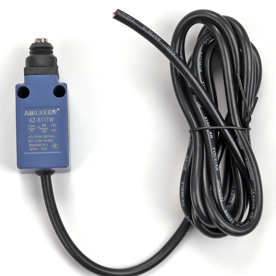 ABILKEEN 하이 퀄리티 IP67 오일 및 방수 타입 푸시 뚜러뻥 프레스 타입, 여행 제한 스위치, 15A, 250V, 산업용 스위치