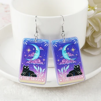Moon Tarot Deck Earrings