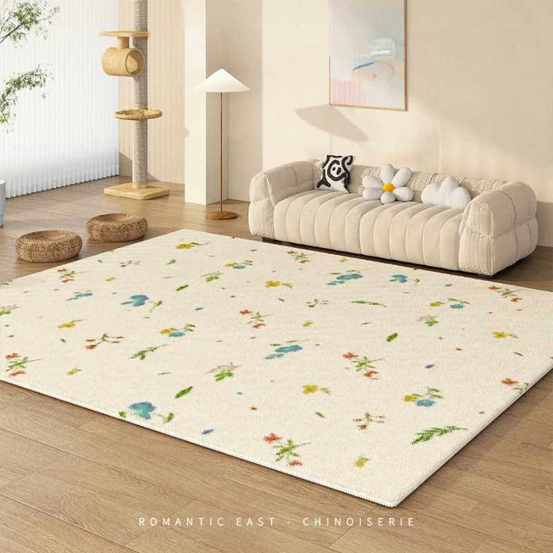 

Living Room Carpet Cashmere-like Bedroom Bedside Sofa and Tea Table Floor Mat