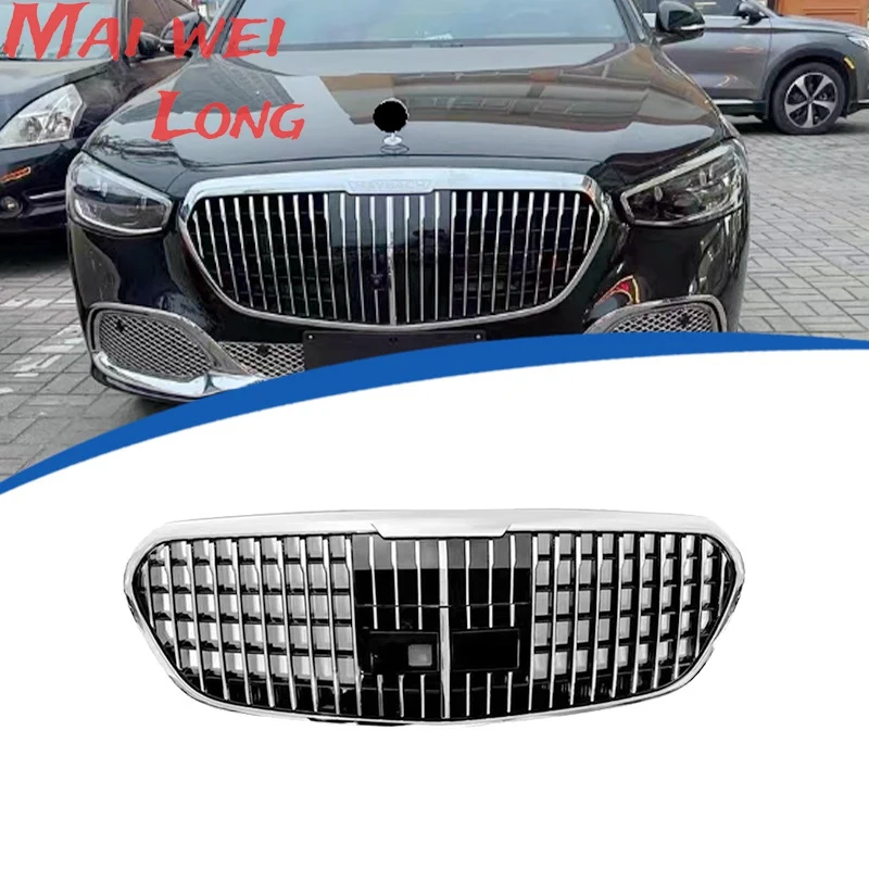 

2021 anno griglia paraurti anteriore adatta per griglia merced classe S W223 materiale ABS griglia stile M per w223 S400L S450L